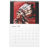 Kalender van Native American Chiefs (Feb 2027)