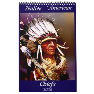 Kalender van Native American Chiefs