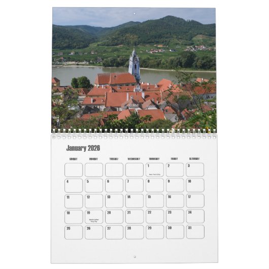 Kalender van Neder-Oostenrijk (Jan 2026)