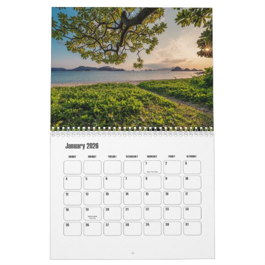 Kalender van Okinawa-Japan (Jan 2026)