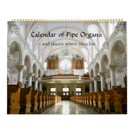 Kalender van pijplijnorganen en waar zij wonen