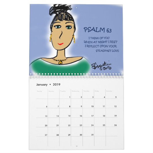 KALENDER VAN PSALMS (Jan 2019)