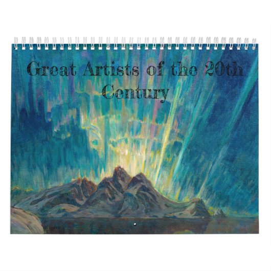 Kalender van schilderijen uit de 20e eeuw (Hoes)