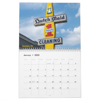 Kalender van  tekens uit heel Amerika