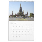 Kalender van Thaise foto's (Mar 2027)