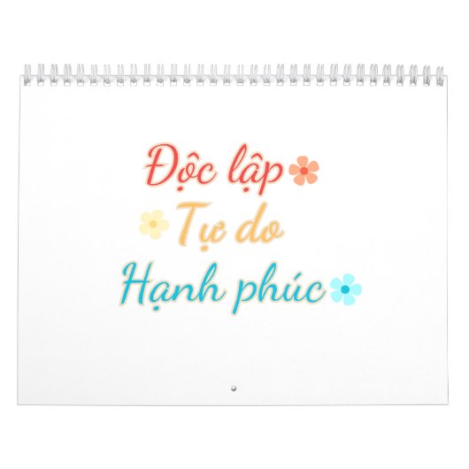 Kalender van VIETNAM - Onafhankelijkheid Vrijheid  (Hoes)