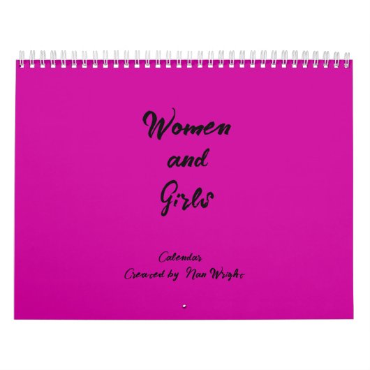 Kalender van vrouwen en meisjes (Hoes)