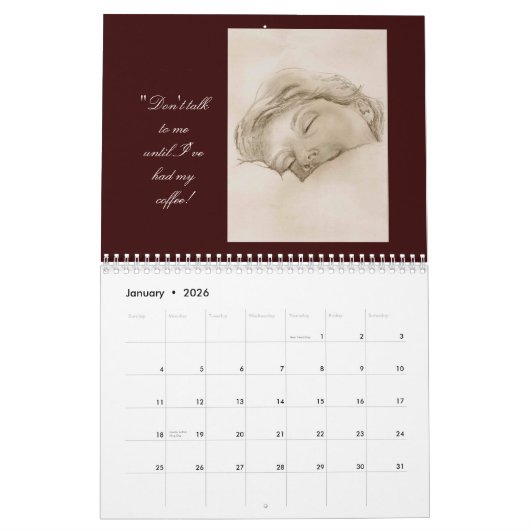 Kalender van vrouwen en meisjes (Jan 2026)