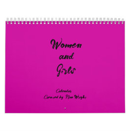 Kalender van vrouwen en meisjes