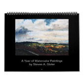 Kalender van waterverf schilderijen van Steven Giv (Hoes)