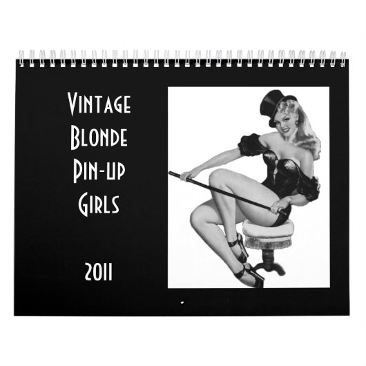 Kalender Vintage Blonde Pin-up Meisjes 2011 (Hoes)