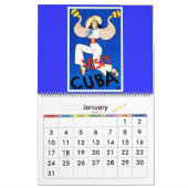 Kalender Vintage Reisposters (Jan 2027)