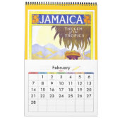 Kalender Vintage Reisposters Eenvoudig (Feb 2027)