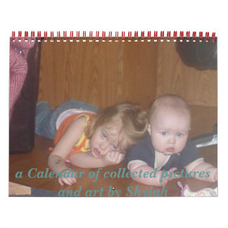 Kalender vol met familiefoto's