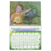 Kalender vol met familiefoto's (Mar 2026)