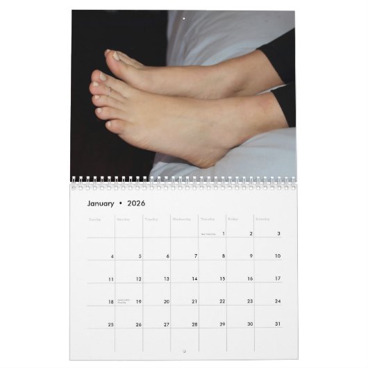 Kalender voor 12 maanden (Jan 2026)