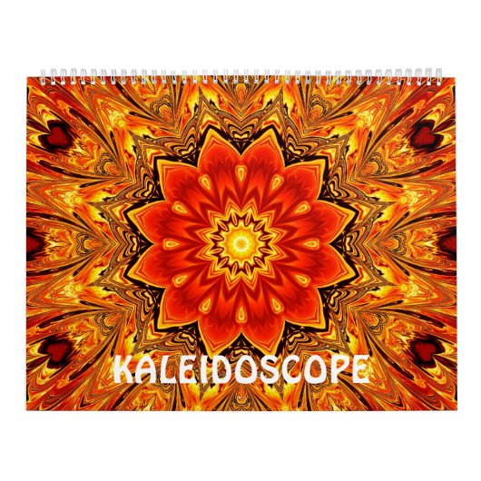 Kalender voor 12 maanden Kaleidoscoop (Hoes)