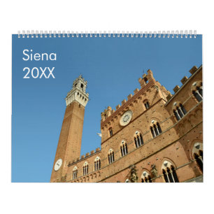 Kalender voor 12 maanden Siena (Italië)