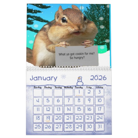 Kalender voor 2011 Squirrel (Jan 2026)