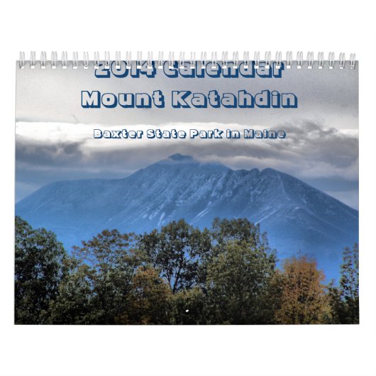 Kalender voor 2014 voor Katahdin (Hoes)