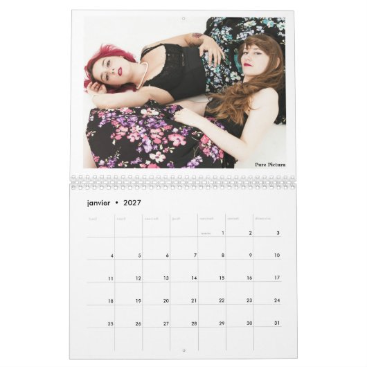 Kalender voor 2017 "Les Owlies" (Jan 2027)