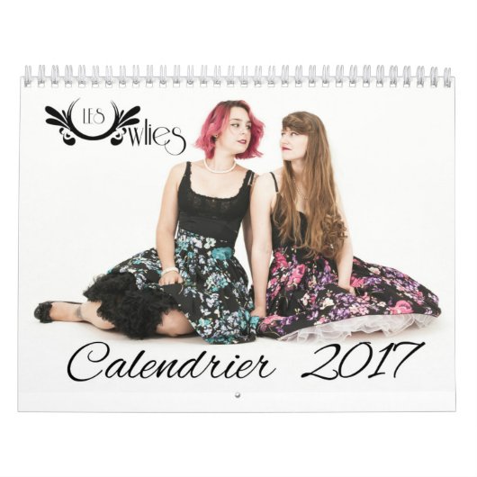 Kalender voor 2017 "Les Owlies" (Hoes)
