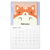 Kalender voor 2021 Cute Kawaii Animals (Feb 2027)
