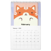 Kalender voor 2021 Cute Kawaii Animals (Feb 2026)