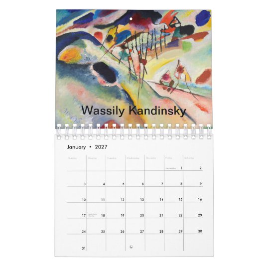 Kalender voor 2025 (Jan 2027)