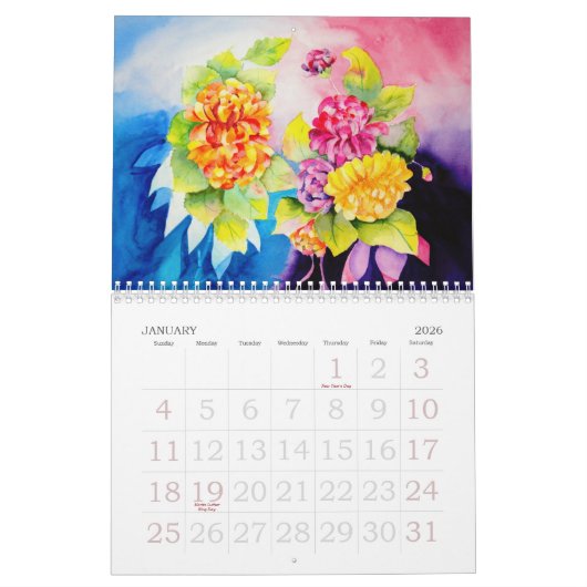 Kalender voor aanloopschilderingen (Jan 2026)