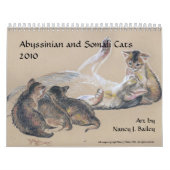 Kalender voor Abyssische en Somalische katten 2015 (Hoes)