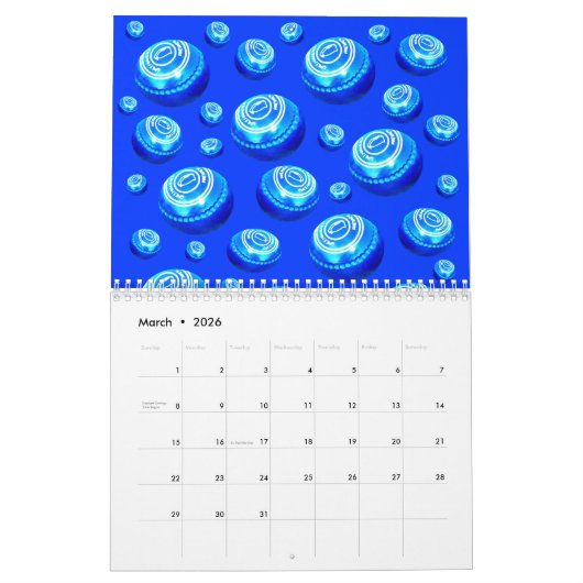 kalender voor Afbeeldingen en Design van de wandel (Mar 2026)