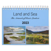 Kalender voor artiesten - Landschappen en zeekapje (Hoes)