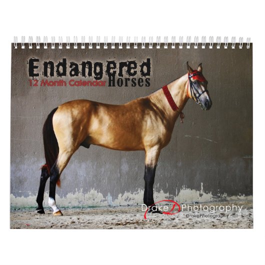 Kalender voor bedreigde tongen van paarden (Hoes)