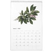 Kalender voor botanische waterverven Mang Hang Ho, (Mar 2027)