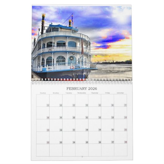 Kalender voor boten en schepen (Feb 2026)