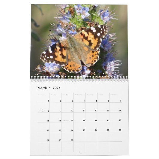 Kalender voor boter (Mar 2026)