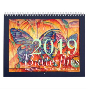 Kalender voor Butterfly 2019 van Timothy Orikri