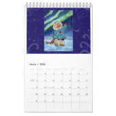 kalender voor Cute Cat art-illustraties (Mar 2026)