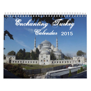 Kalender voor de betoging aan Turkije in 2015