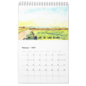 Kalender voor de kust van Northumberland 2019 (Feb 2027)