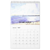 Kalender voor de kust van Northumberland 2019 (Jan 2027)