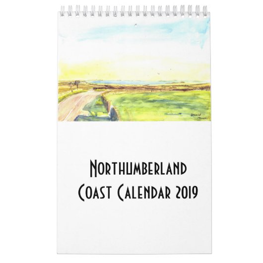 Kalender voor de kust van Northumberland 2019 (Hoes)