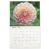 Kalender voor de muur van Dahlias 2021 (Feb 2027)