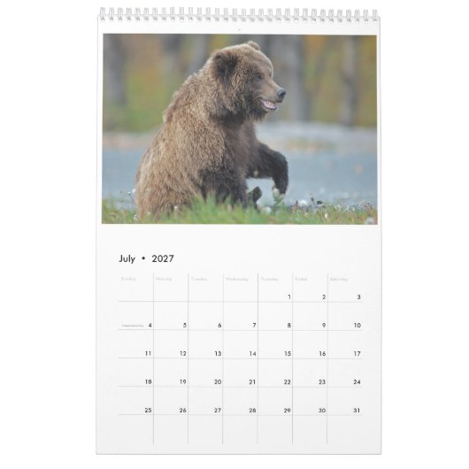 Kalender voor de Wilde Muur 2016 - Vogels en zoogd (Jul 2027)