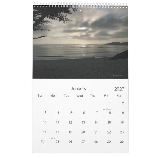 Kalender voor de Zee 2012 (Jan 2027)
