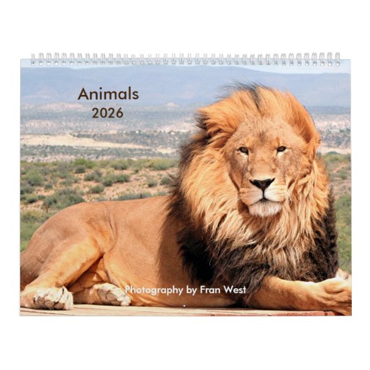 Kalender voor dieren 2026 (Hoes)