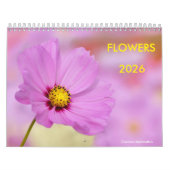 kalender voor diverse bloemen (Hoes)