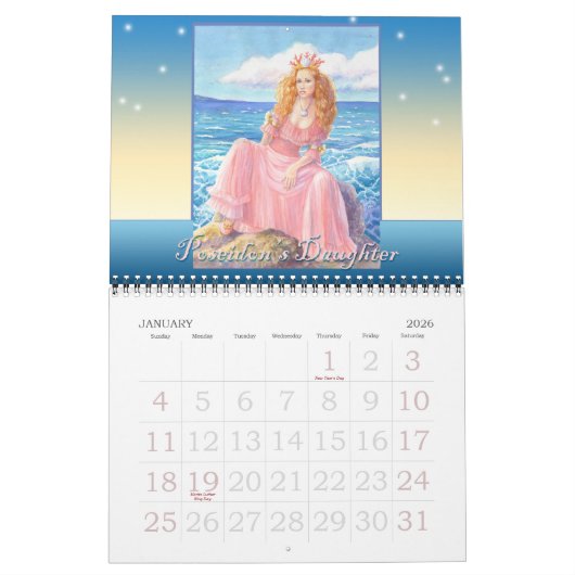Kalender voor februari en Fantasy 2011 (Jan 2026)