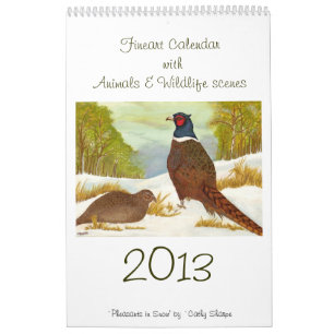 Kalender voor Fineart met dierscènes en natuursc